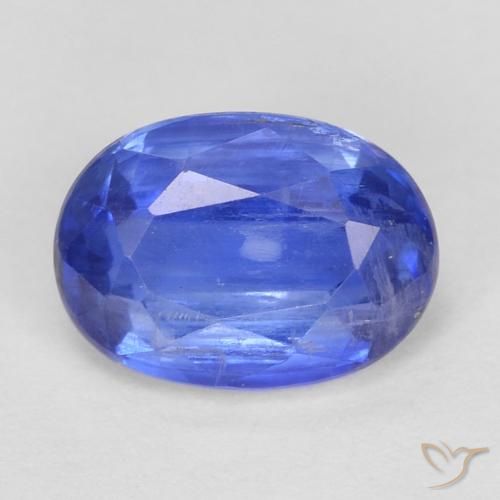 1.16ct Natürlicher Tiefes Azurblau Kyanit, Oval, SI