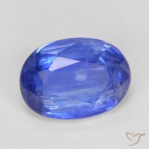 9,17 ctw natürlicher Tiefes Azurblau Kyanit, Oval, SI