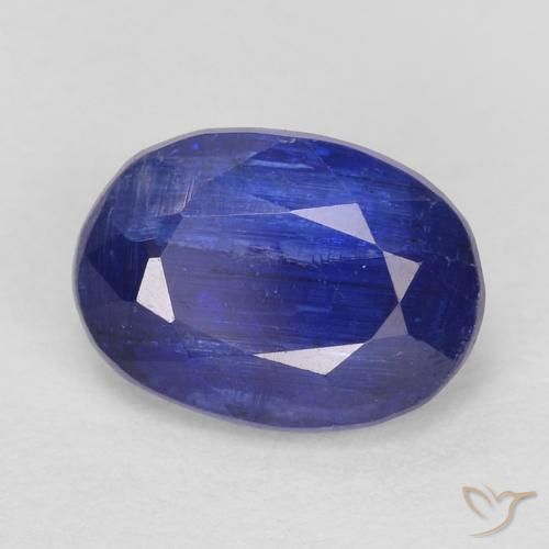 9,17 ctw natürlicher Intensives Marineblau Kyanit, Oval, SI