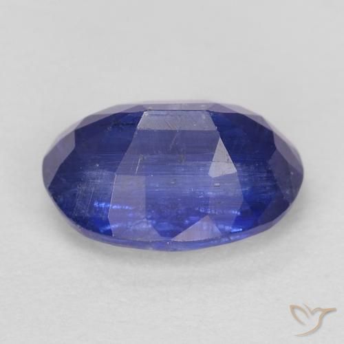 9,17 ctw natürlicher Intensives Marineblau Kyanit, Oval, SI