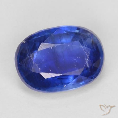 9,17 ctw natürlicher Intensives Marineblau Kyanit, Oval, SI