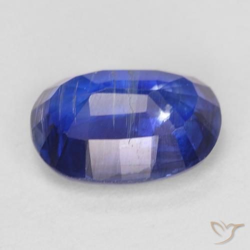 9,17 ctw natürlicher Intensives Marineblau Kyanit, Oval, SI