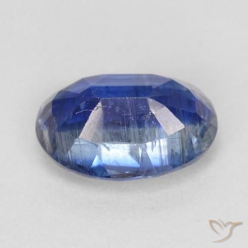 9,17 ctw natürlicher Intensives Marineblau Kyanit, Oval, SI