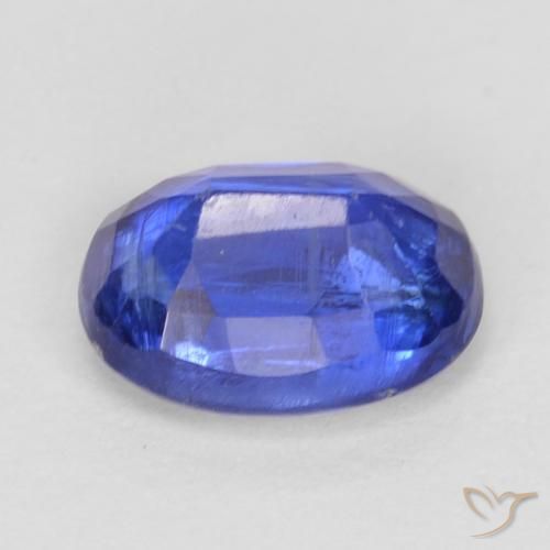9,17 ctw natürlicher Tiefes Azurblau Kyanit, Oval, SI