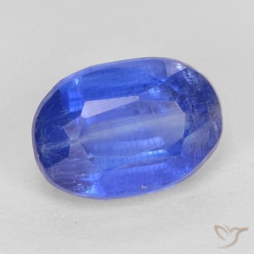 9,17 ctw natürlicher Tiefes Azurblau Kyanit, Oval, SI