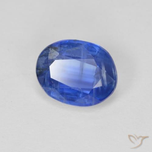 9,17 ctw natürlicher tiefblau Kyanit, Oval, SI