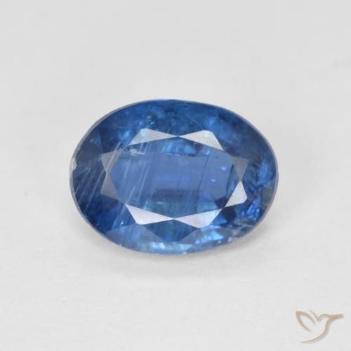 1.38ct Natürlicher Navy blau Kyanit, Oval, SI