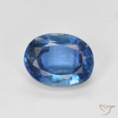 1.71ct Natürlicher Navy blau Kyanit, Oval, SI