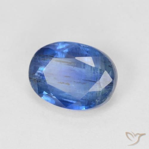 9,17 ctw natürlicher tiefblau Kyanit, Oval, SI