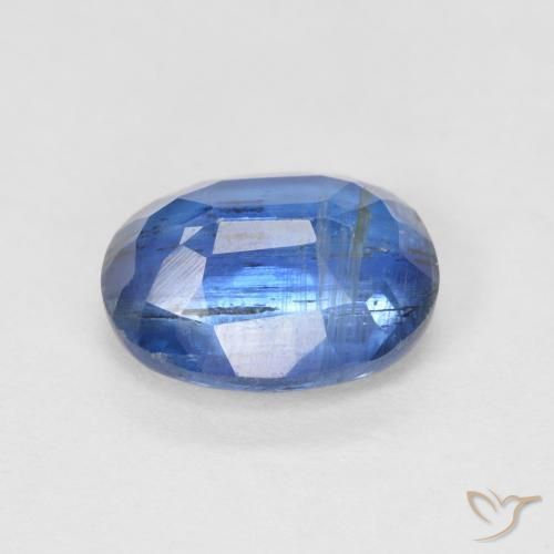 9,17 ctw natürlicher tiefblau Kyanit, Oval, SI