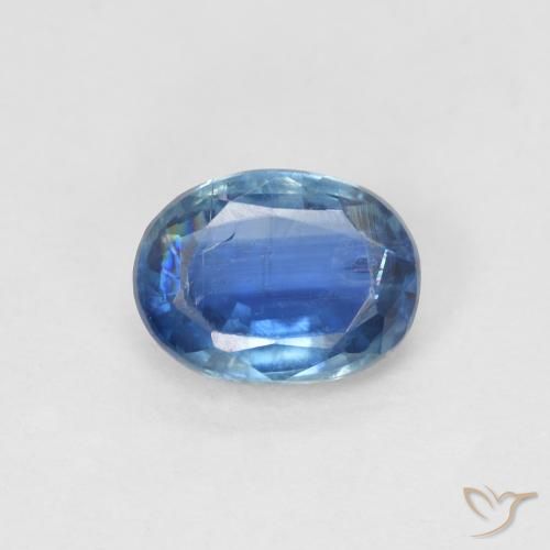 1.00ct Natürlicher Navy blau Kyanit, Oval, SI