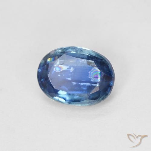9,17 ctw natürlicher Navy blau Kyanit, Oval, SI