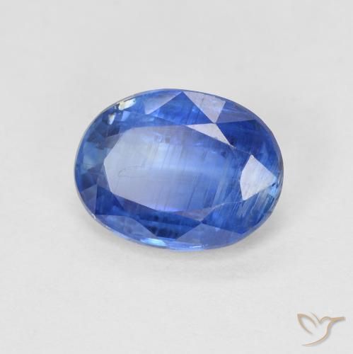 9,17 ctw natürlicher tiefblau Kyanit, Oval, SI
