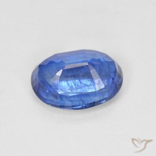 9,17 ctw natürlicher tiefblau Kyanit, Oval, SI