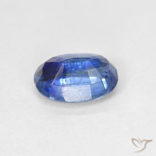 9,17 ctw natürlicher tiefblau Kyanit, Oval, SI