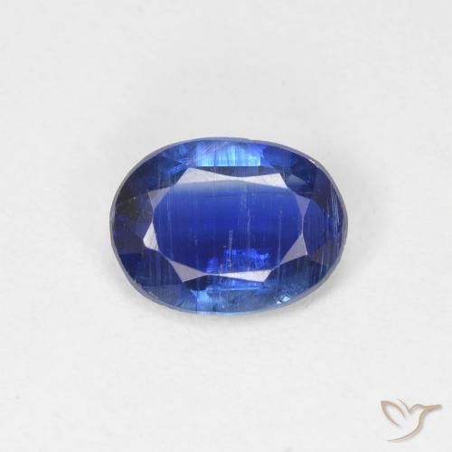 1.36ct Natürlicher tiefblau Kyanit, Oval, SI