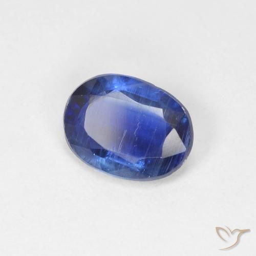 9,17 ctw natürlicher tiefblau Kyanit, Oval, SI