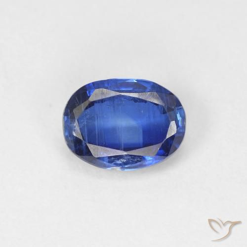 1.11ct Natürlicher Navy blau Kyanit, Oval, SI