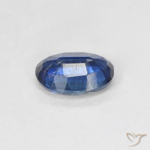 9,17 ctw natürlicher tiefblau Kyanit, Oval, SI