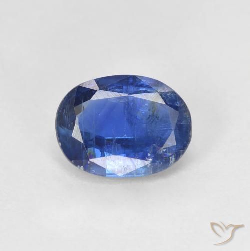 1.68ct Natürlicher dunkelblau Kyanit, Oval, SI