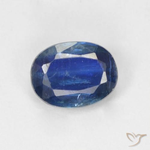 1.57ct Natürlicher Navy blau Kyanit, Oval, SI