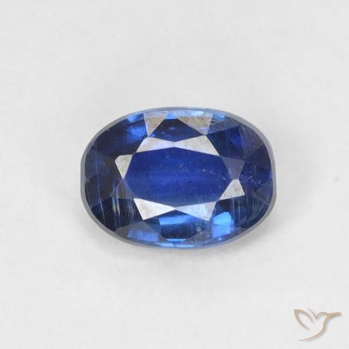 1.14ct Natürlicher dunkelblau Kyanit, Oval, SI