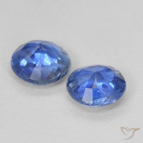 1.02 ct natürliche Wahres Blau Kyanit-Edelsteine, Runden, VS-SI