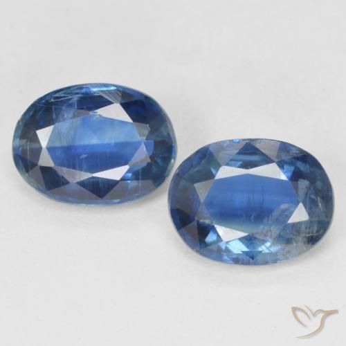2.85ctw Natürlicher Navy blau Kyanit, Oval, SI