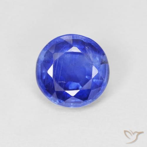 1.10ct Natürlicher Lebhaftes Blau Kyanit, Runden, SI