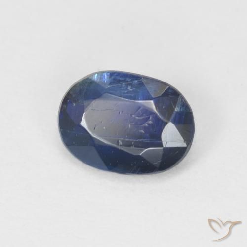 9,17 ctw natürlicher tiefblau Kyanit, Oval, SI