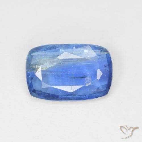 2.46ct Natürlicher tiefblau Kyanit, Kissen, SI