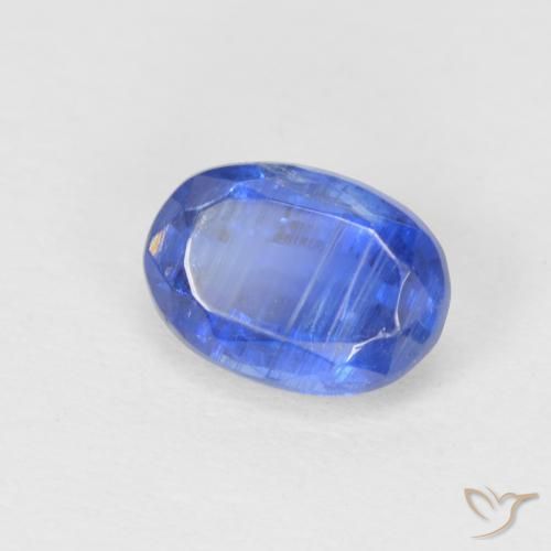 9,17 ctw natürlicher tiefblau Kyanit, Oval, SI