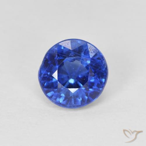 1.15ct Natürlicher Wahres Blau Kyanit, Runden, SI
