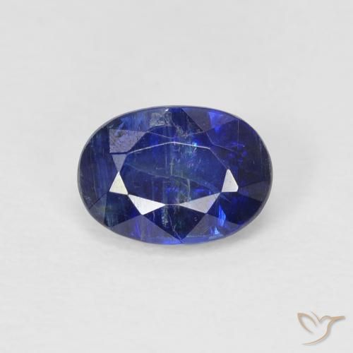 1.16ct Natürlicher Navy blau Kyanit, Oval, SI