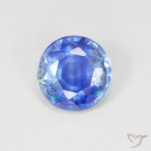 0.95ct Natürlicher Baby blau Kyanit, Runden, SI