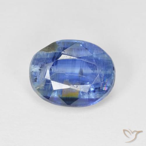 3.98ct Natürlicher dunkelblau Kyanit, Oval, SI