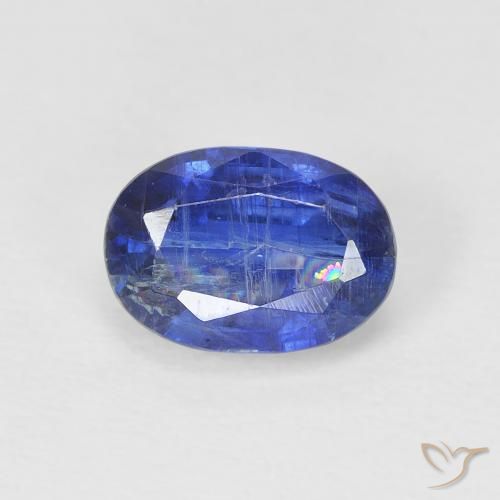 1.17ct Natürlicher tiefblau Kyanit, Oval, SI
