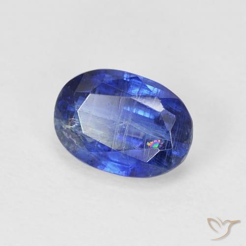 9,17 ctw natürlicher tiefblau Kyanit, Oval, SI