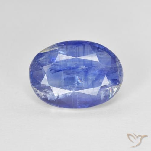 4.19ct Natürlicher Blau Kyanit, Oval, SI