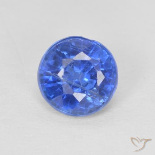 1.02ct Natürlicher Wahres Blau Kyanit, Runden, SI