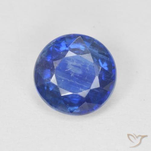 1.03ct Natürlicher Wahres Blau Kyanit, Runden, SI
