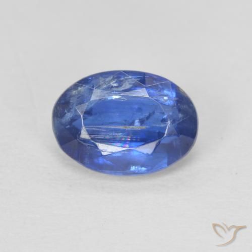 1.01ct Natürlicher Navy blau Kyanit, Oval, SI