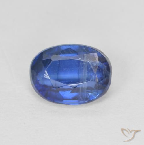 1.07ct Natürlicher Navy blau Kyanit, Oval, SI