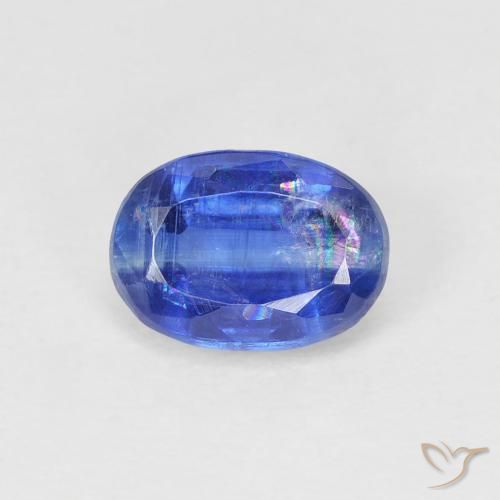 1.21ct Natürlicher dunkelblau Kyanit, Oval, SI