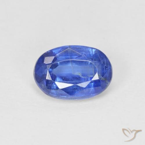 1.09ct Natürlicher Navy blau Kyanit, Oval, SI