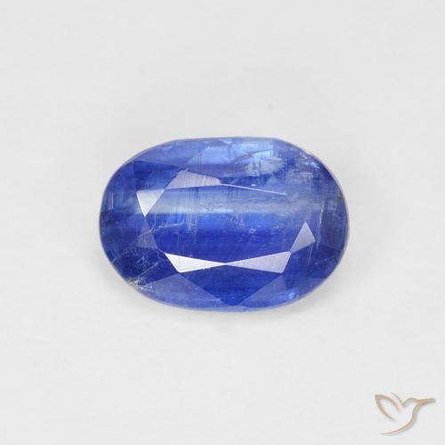 1.05ct Natürlicher dunkelblau Kyanit, Oval, SI