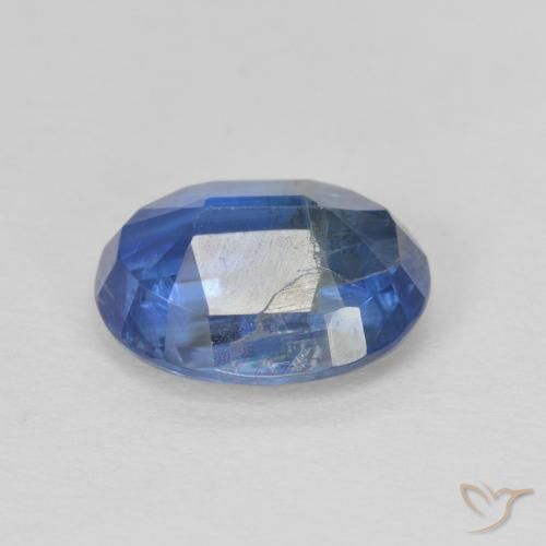 9,17 ctw natürlicher tiefblau Kyanit, Oval, SI