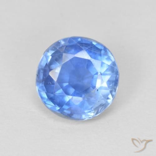 1.01ct Natürlicher Helles Marineblau Kyanit, Runden, SI