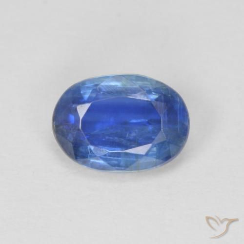 1.01ct Natürlicher dunkelblau Kyanit, Oval, SI