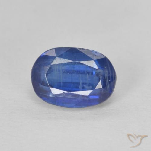 1.25ct Natürlicher tiefblau Kyanit, Oval, SI